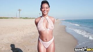 Bang Bros - Hot Latina Enjoys Public Bang