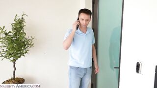 Naughty America - Sexy MILF Brianna Bourbon is horny for cock