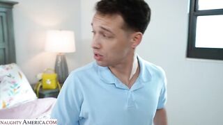 Naughty America - Sexy MILF Brianna Bourbon is horny for cock