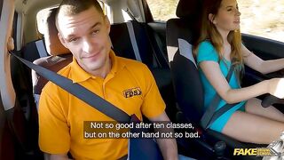 Fake Driving School - Italian takes cock to pass exam