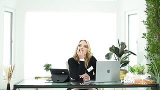 Porn World - Cheating Wife Rachael Cavalli Takes A Pussy Pounding From Her Boss