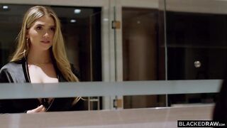 Blacked Raw - Stacked Blonde Angie Takes Every Inch Of His BBC