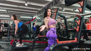 Brazzers - A Not So Sneaky Public Gym Bang
