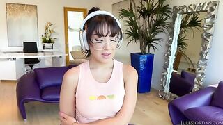 Jules Jordan - Yoga Session Gets Interrupted By Jules Jordan