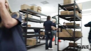 Mofos - Warehouse Game of Hide the Package