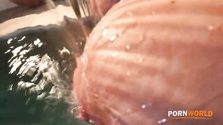 Porn World -  Busty Milf Ania Kinski Turns Sensual Massage Into Oiled Up Dp Threesome