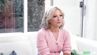 Team Skett - Cute Blonde Breaks All the Rules and Shoots Her First Porn