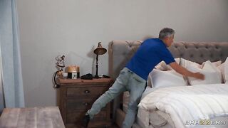 Brazzers - Peeping Perv Stretches Her Out