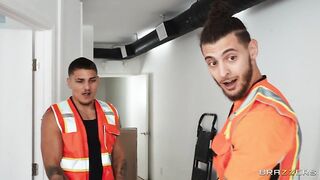 Brazzers - Double Butt Double Stuck Anal Threesome