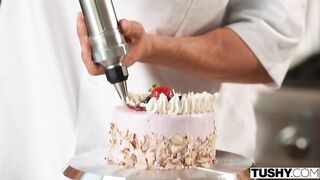 Tushy - Rich Blonde Emma Gets DPed By Her Chef And Trainer