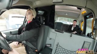 Female Fake Taxi - Fast hard fuck to calm his nerves