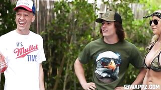 Mom Swap - Truth or Dare Turns Into a MILF Swap Fuck Fest