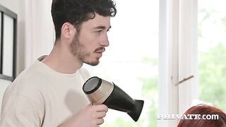 Private - Enjoys a Full Treatment of Hairdressing, Massage and Sex