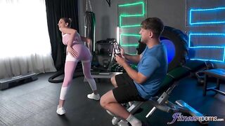 Fitness Rooms - Russian girl is horny extrovert