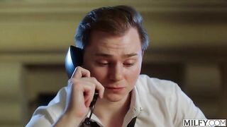 Milfy - Curvy MILF Rachael Cavalli Fucks Young Stud While Cuck Hubby Watches