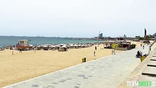 PassportBros - Apra Shay Perfect Tits Spotted at a Barcelona Nude Beach