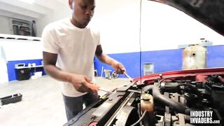 [IndustryInvaders] Valerie White Blonde fucks her mechanic in body shop