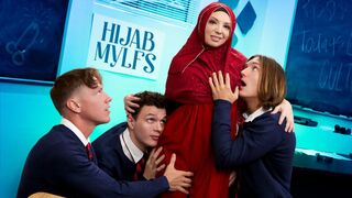 HijabMylfs Kiki Daire It Takes a Real Woman to Please Three Cocks At Once