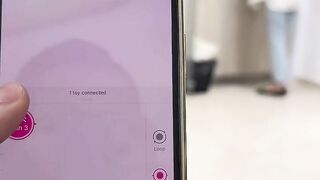 My friend makes my pussy so wet and horny in public - Lush 3