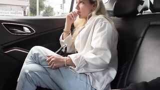 My friend makes my pussy so wet and horny in public - Lush 3