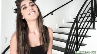 Naughty Stepdaughter Aubry Babcock's Seductive Fuck Session with Her Stepdad - BadDaddyPOV