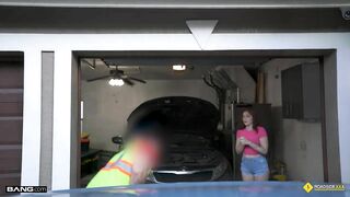 BangRoadSideXXX with Katerina Deville - Gets Her Ginger Snatch Drilled To Fix Her Car
