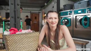 CrazyCollegeGFs - Stacy Cruz Getting Freaky At The Laundromat