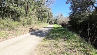 At the bend in a path, Luxymin reveals itself