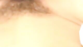 Thai girl recording her own sex video and enjoying it.