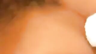 Thai girl recording her own sex video and enjoying it.