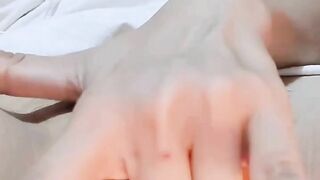 Horny Girl Masturbate till she completes funs and creampie by herself.