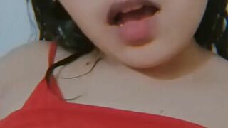 Beautiful Teen Girl Showing Her Big Boobs And Fingering