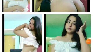 Insta Girl Diya Teasing Cameltoe and Hot Ass in Thong Panties