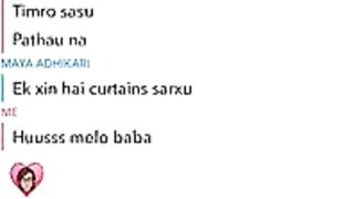 Snapchat Kanda Maya Adhikari video pathau dai