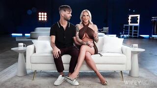 Kaci Kennedy – Tattooed Hotwife Rides BBC While Hubby Films - Wifey