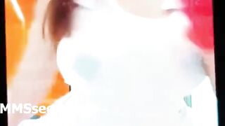 Aditi Mistry In See-Through Nurse Outfit Flaunts Her Boobs As She Bounces It Around