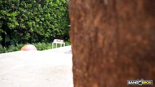 Isa Bella Takes Two BBC By The Pool - BangBros