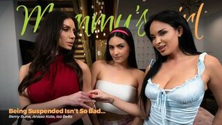 [MommysGirl] Anissa Kate, Isa Bella, Remy Rune – Being Suspended Isn’t So Bad…