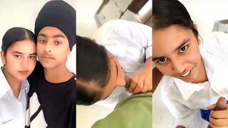 Punjabi Viral School Girl Giving Blowjob